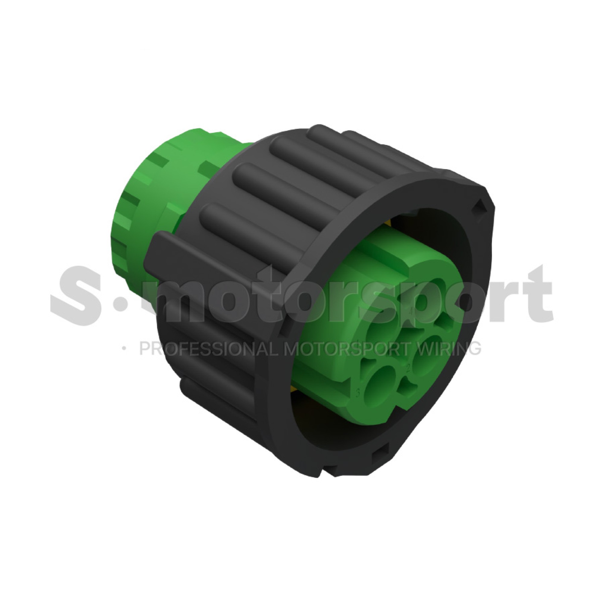 4-х контактный разъем TE AMP | Circular DIN Series | 3-1719434-1 | Socket